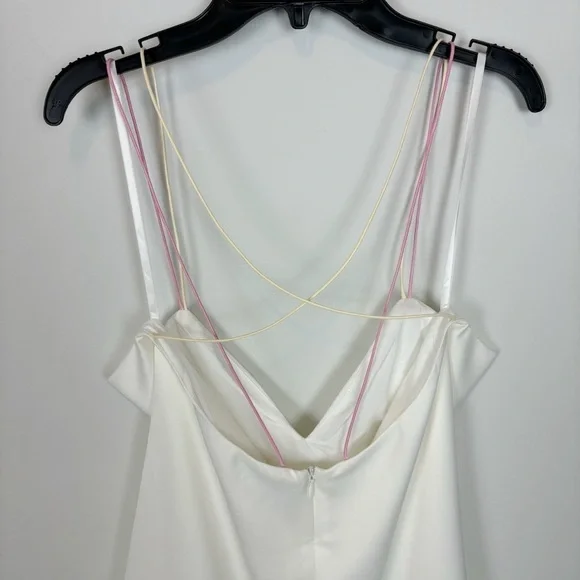 Superdown Breanna Strappy Shift Dress in White Size S - Picture 5 of 9